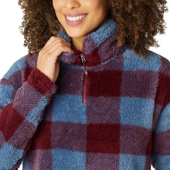 Eddie Bauer Plush Fast Fleece ¼ Zip Pullover Sweater SM Cozy Cabincore Outdoors - Picture 13 of 13